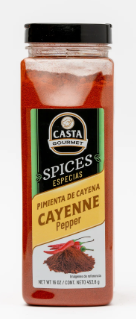 PIMIENTA ROJA CAYENNE x 453.6 GR PET