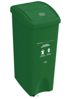 PAPELERA VERDE VAIVEN X 53 LT