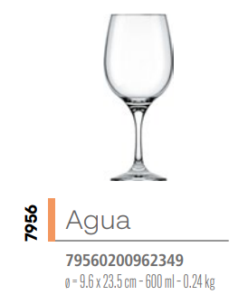 COPA CRISTAL AGUA 7956 X 6 U