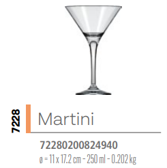 COPA MARTINI 7228 X 6 U