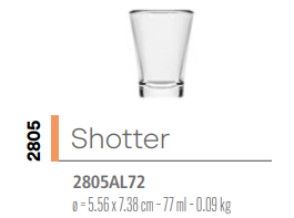 COPA SHOT SODER 2805 X 12 U