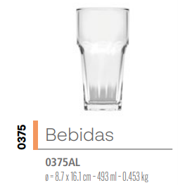 VASO LISBOA BEBIDAS 0375 X 12U
