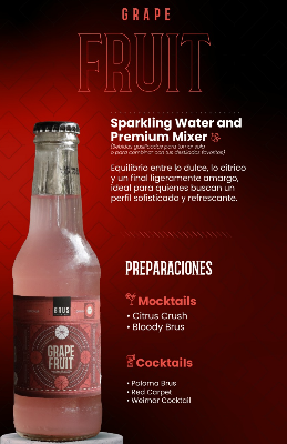 SPARKLING WATER TORONJA BRUS CAJA X 30 UND X 212 ML