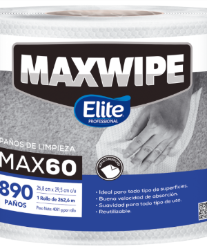 MAXWIPE BOBINA BLANCA MAX 60  X 890 PAÑOS ELITE
